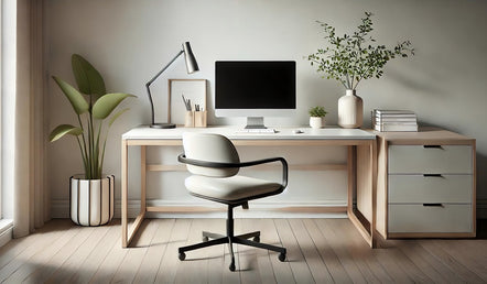 Leitfaden zum Erstellen eines minimalistischen Schreibtisch-Setups