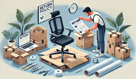 Wie kann ich einen bereits montierten Stuhl zurückgeben?