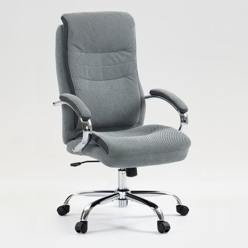 High back, skin friendly cotton fabric material office chair