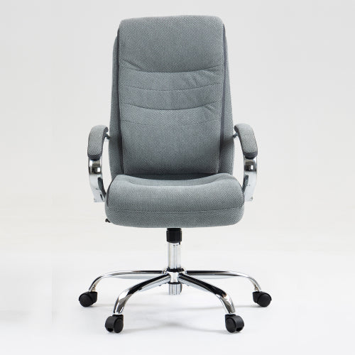 High back, skin friendly cotton fabric material office chair