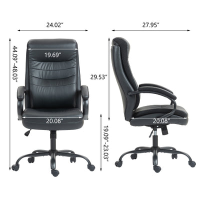 High back, skin friendly cotton fabric material office chair