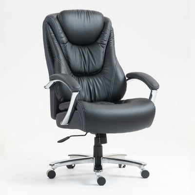 High back, skin friendly cotton fabric material office chair that can be raised and lowered