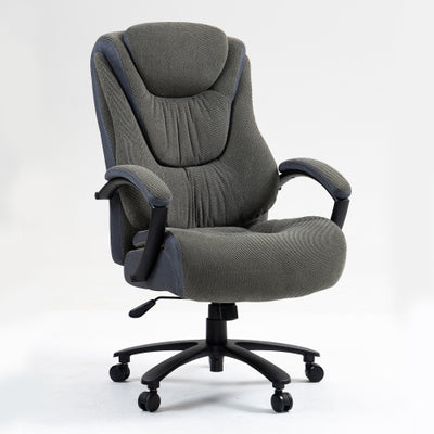 High back, skin friendly cotton fabric material office chair that can be raised and lowered