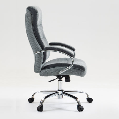 High back, skin friendly cotton fabric material office chair