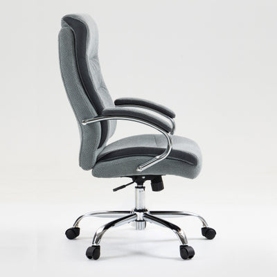 High back, skin friendly cotton fabric material office chair