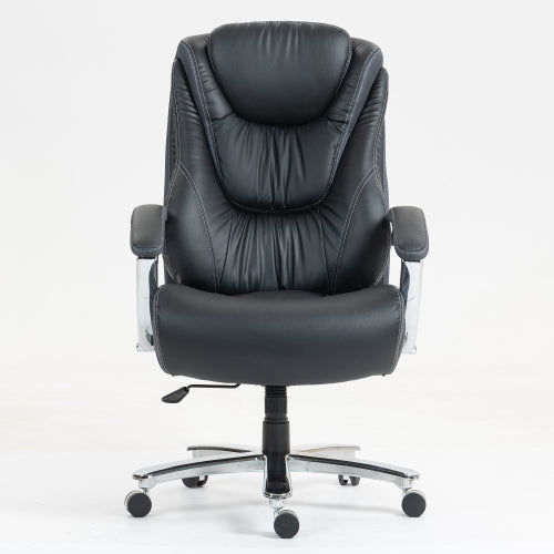 High back, skin friendly cotton fabric material office chair that can be raised and lowered