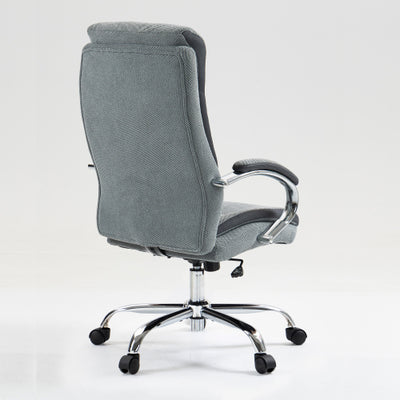 High back, skin friendly cotton fabric material office chair