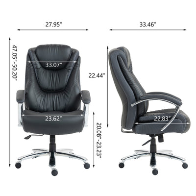 High back, skin friendly cotton fabric material office chair that can be raised and lowered