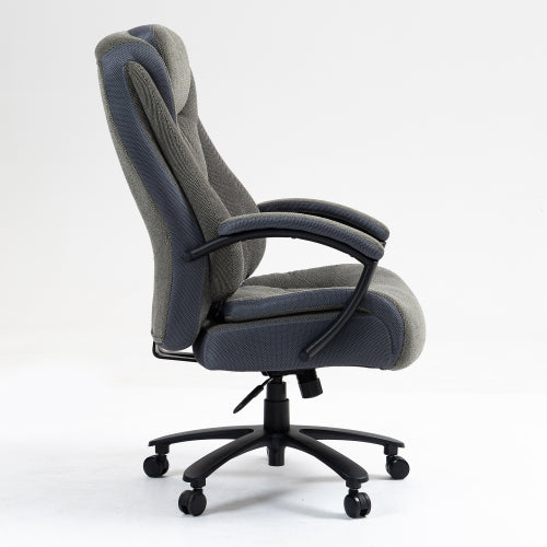 High back, skin friendly cotton fabric material office chair that can be raised and lowered
