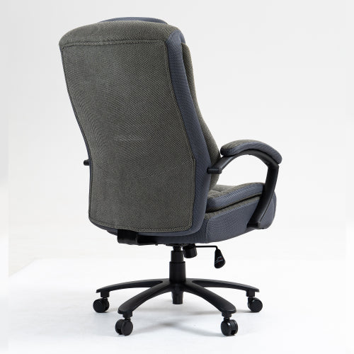 High back, skin friendly cotton fabric material office chair that can be raised and lowered