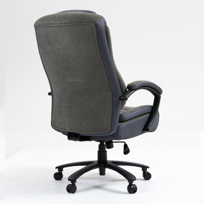 High back, skin friendly cotton fabric material office chair that can be raised and lowered