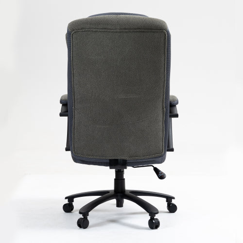 High back, skin friendly cotton fabric material office chair that can be raised and lowered