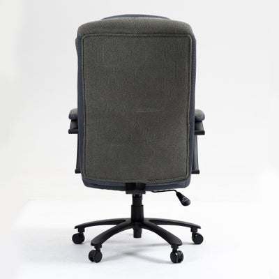High back, skin friendly cotton fabric material office chair that can be raised and lowered