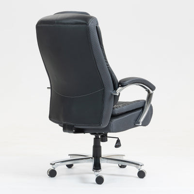 High back, skin friendly cotton fabric material office chair that can be raised and lowered