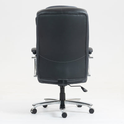 High back, skin friendly cotton fabric material office chair that can be raised and lowered