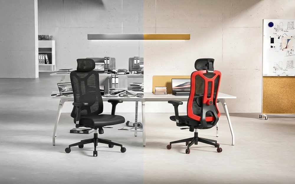 Chair Flex Ergonomic Home Office Chair With High-Density Foam Seat